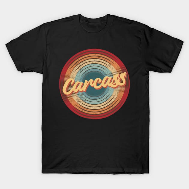 Carcass Vintage Circle T-Shirt by musiconspiracy